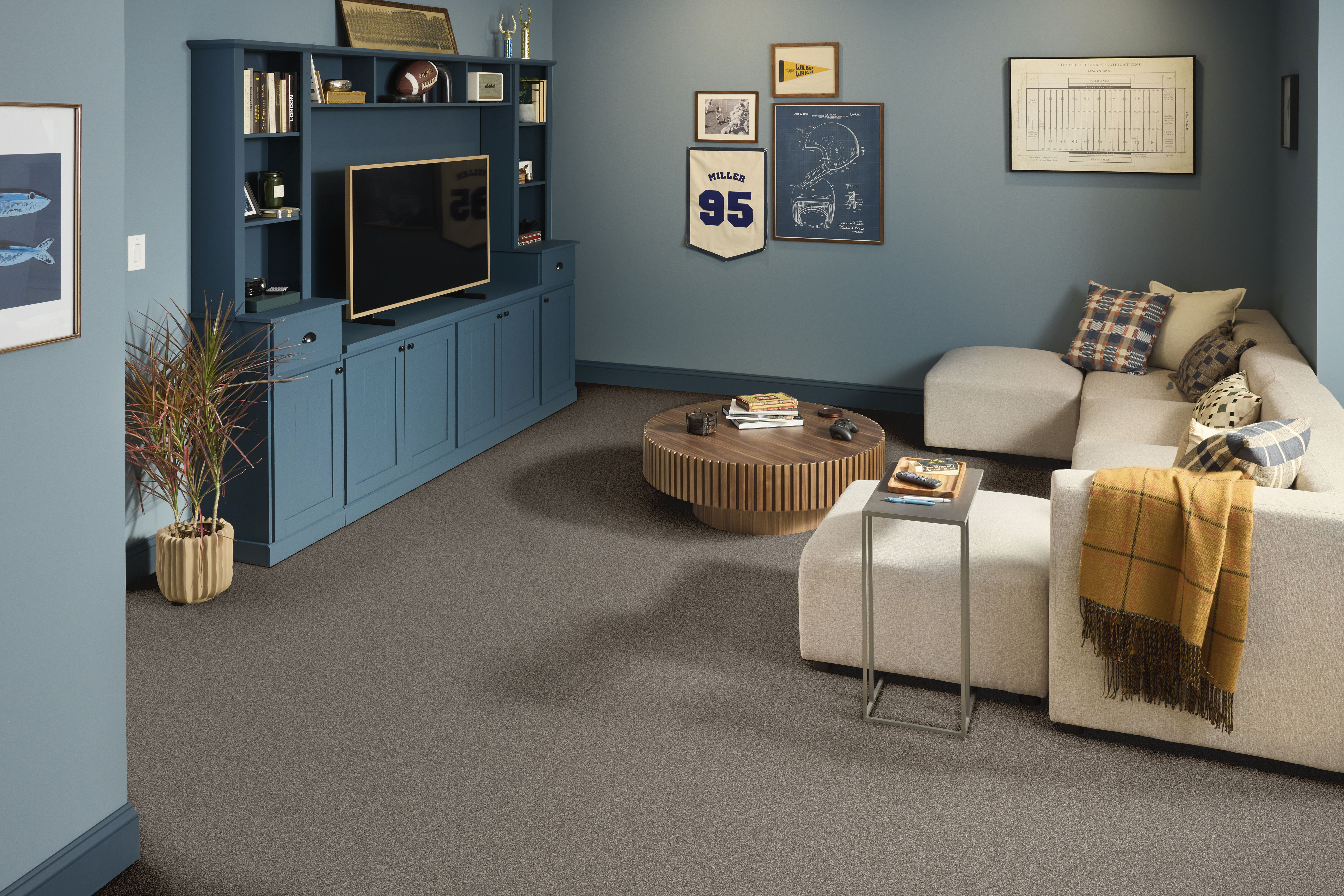 Tweed Comfort Blue - Marsh Grass Carpet | Shaw Floors